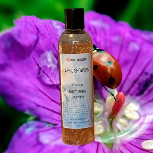 Chamomile Extract in this body wash adds extra conditioning and cleansing benefits. The jojoba beads add a gentle exfoliate to leave your skin soft and smooth.  A sweet, fresh clean scent.  Safe for sensitive skin.  Hand crafted in small batches.